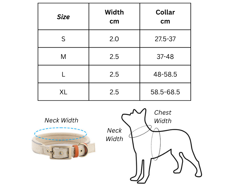 Hemp Leather Pet Collar for Large, Medium, and Small Pets