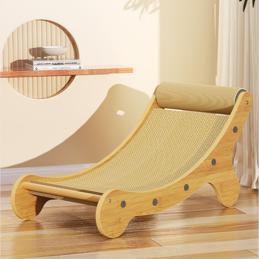 Premium Sisal Cat Scratching Board and Bed - Rolling Cylinder