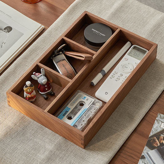 Premium Black Walnut Wood Organisers