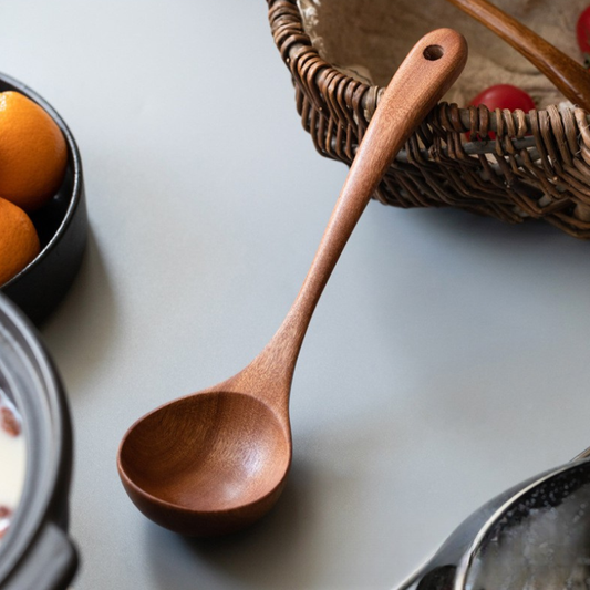 Natural Hand-Finished Cooking Spoon