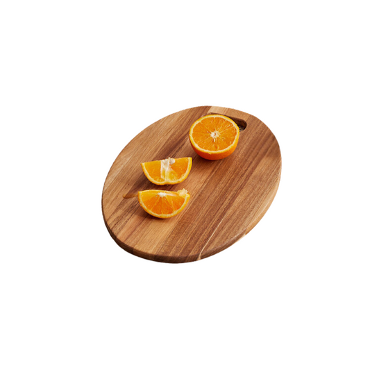 Oval Acacia Wood Cutting Board