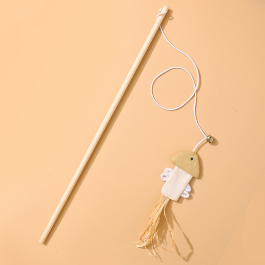 Natural Sisal Cat Toy - Squid