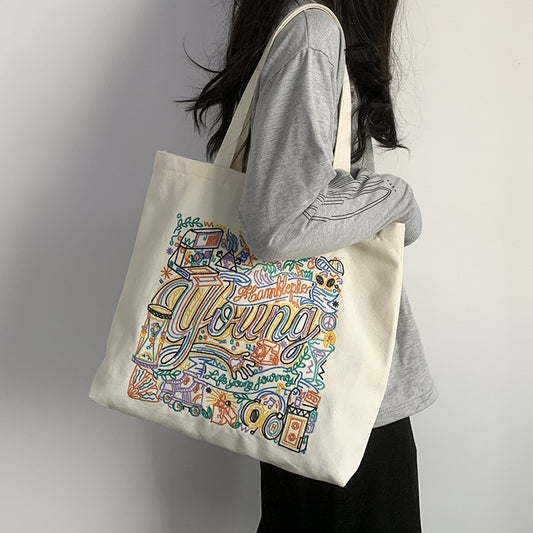 Reusable Canvas Tote Bag