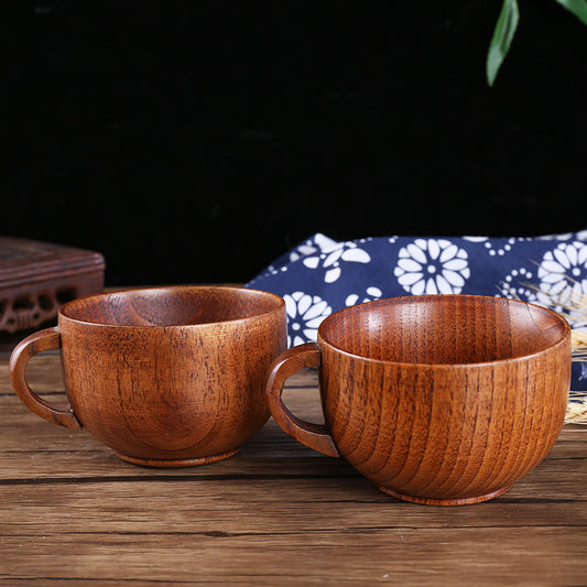 Vintage Wood Cofee / Tea Cup