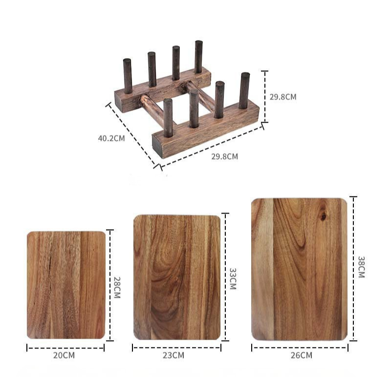 Minimalist Acacia Serving & Cutting Boards