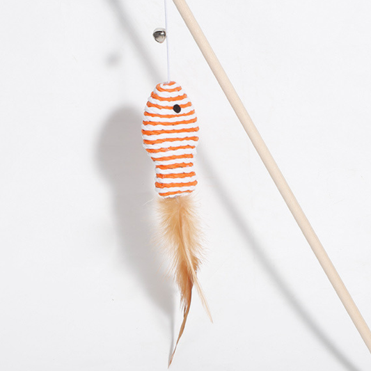 Natural Sisal Cat Toy - Fish