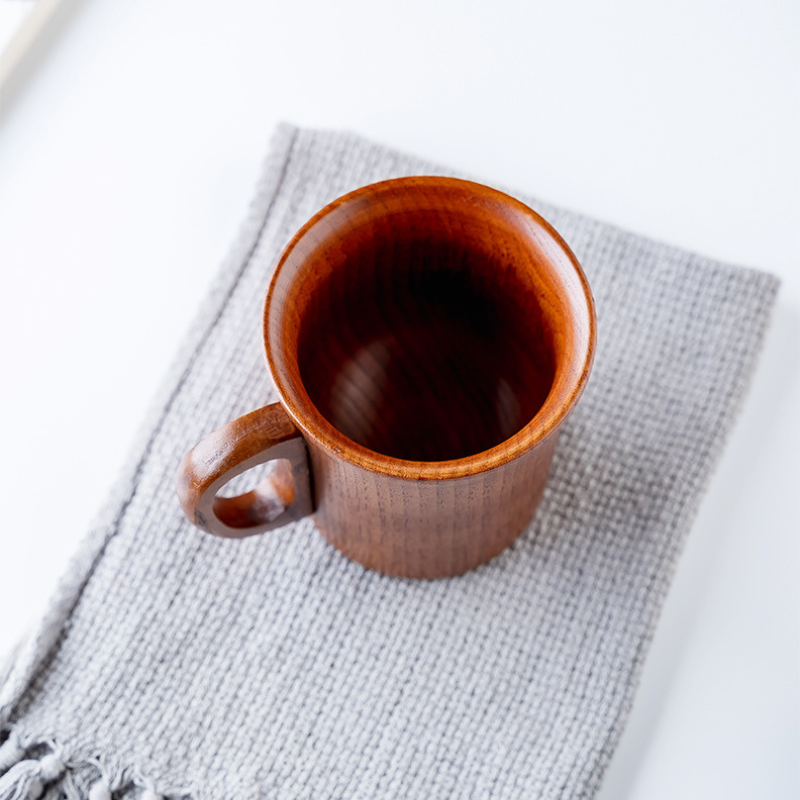 Wood Mug with a Handle