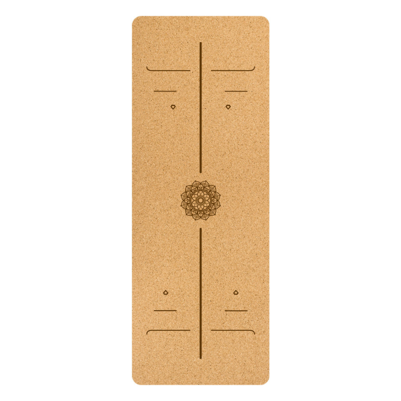 Natural Cork Yoga Mat Peace