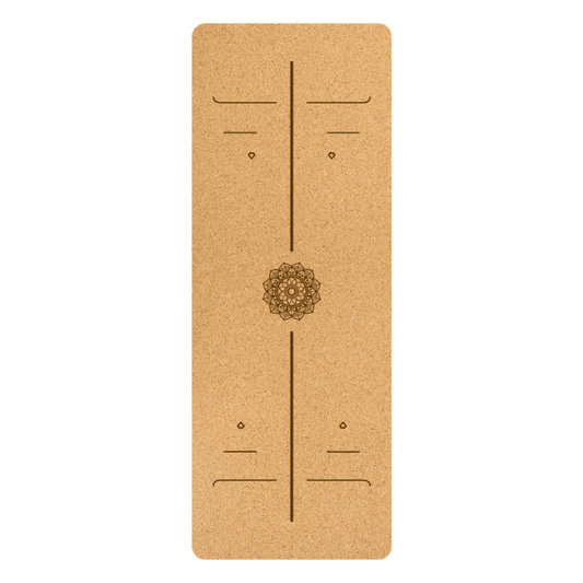 Natural Cork Yoga Mat Peace