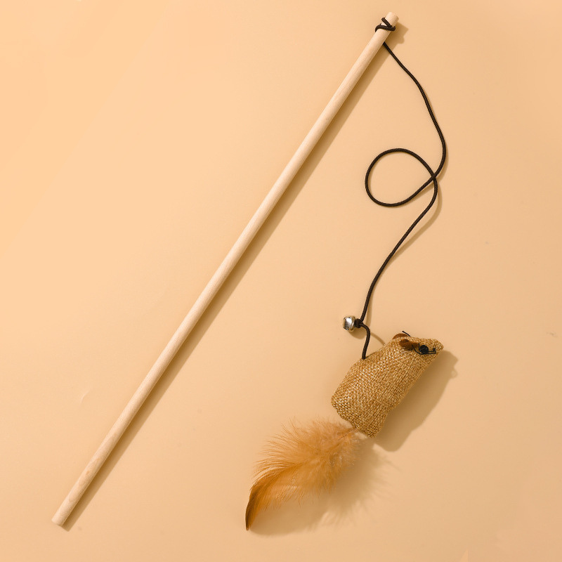 Natural Sisal Cat Toy - Brown Mouse