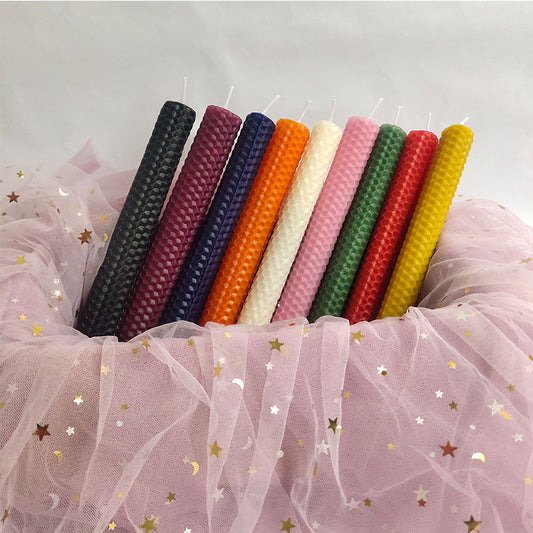 Beeswax Colorful Candle