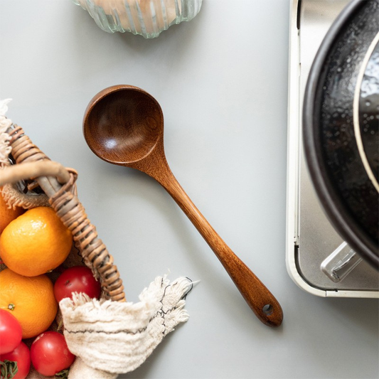 Natural Hand-Finished Cooking Spoon