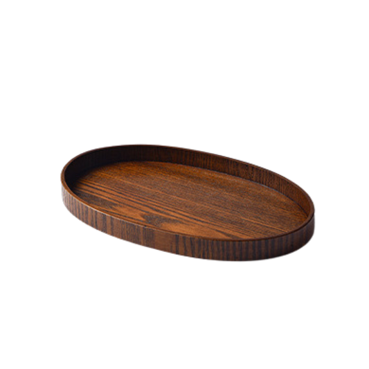 All Purpose Serving Wood Plate - Height 2.5 cm