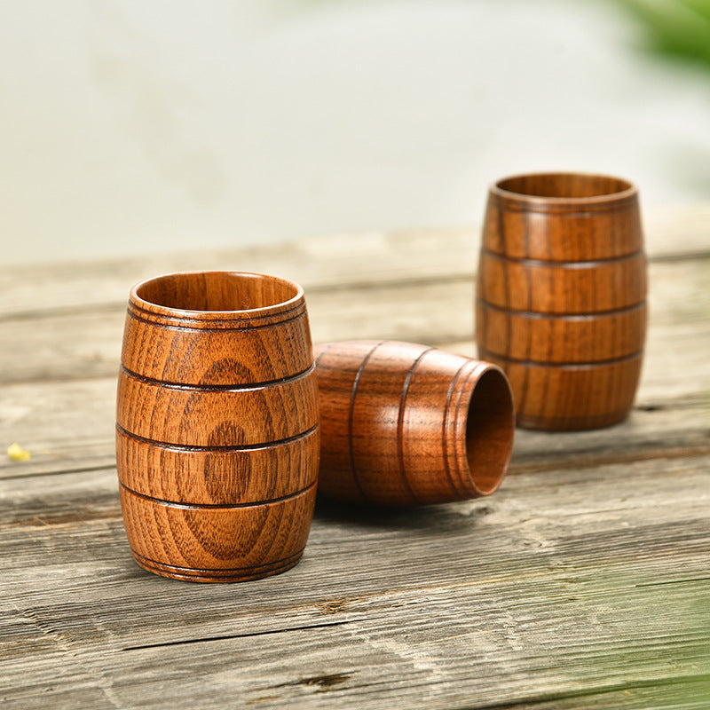 Wood Shot Glass Barrel