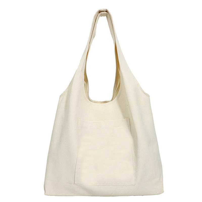 Reusable Canvas Tote Bag Standard Natural
