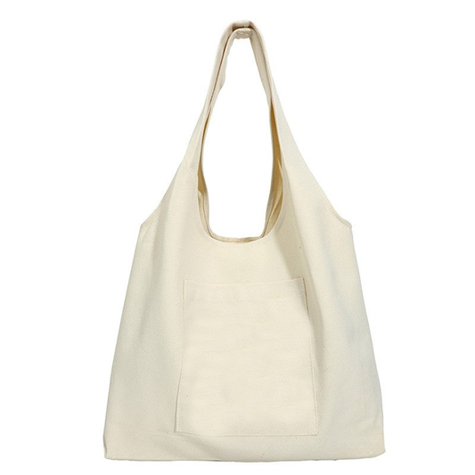 Reusable Canvas Tote Bag Standard Natural