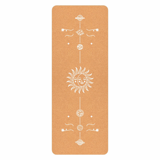 Natural Cork Yoga Mat Son of the Stars