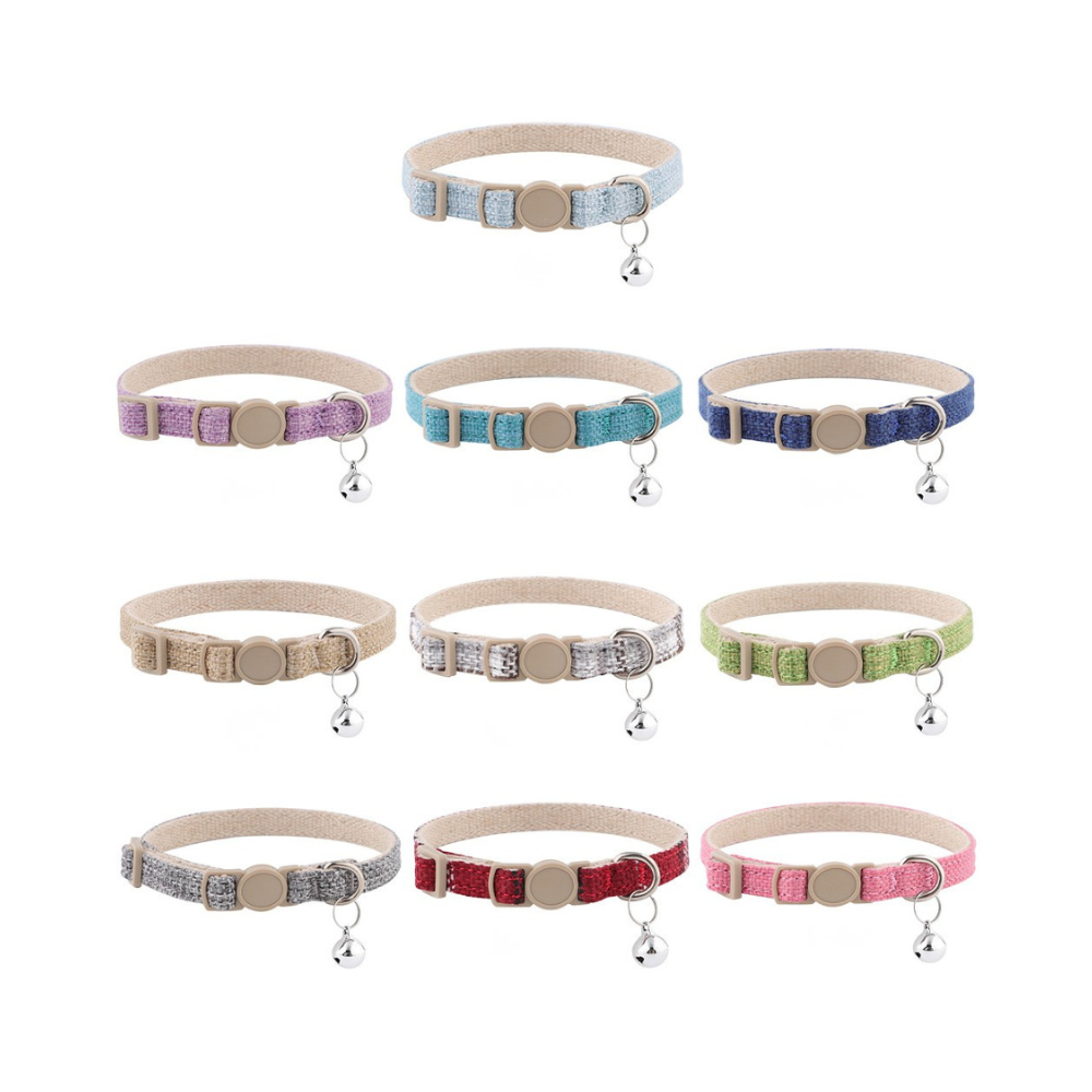 Eco Friendly Cotton and Linen Pet Collar