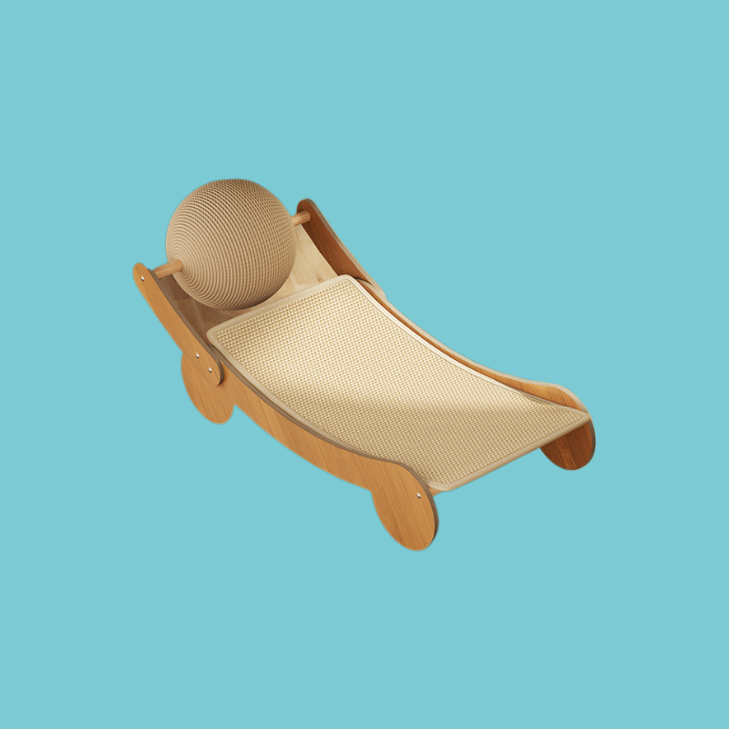 Premium Sisal Cat Scratching Board and Bed - Rolling Ball