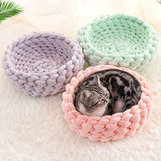 Handwoven Cotton Pet Bed