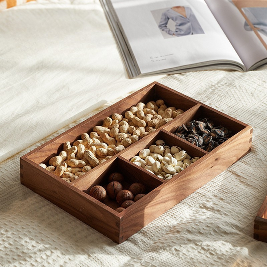 Premium Black Walnut Wood Organisers
