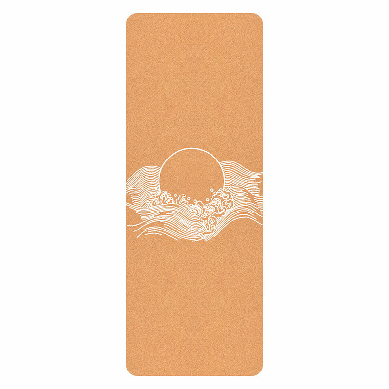 Natural Cork Yoga Mat Sun
