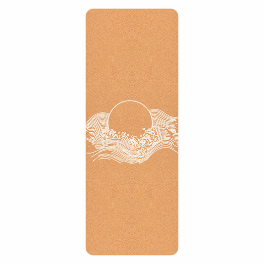 Natural Cork Yoga Mat Sun