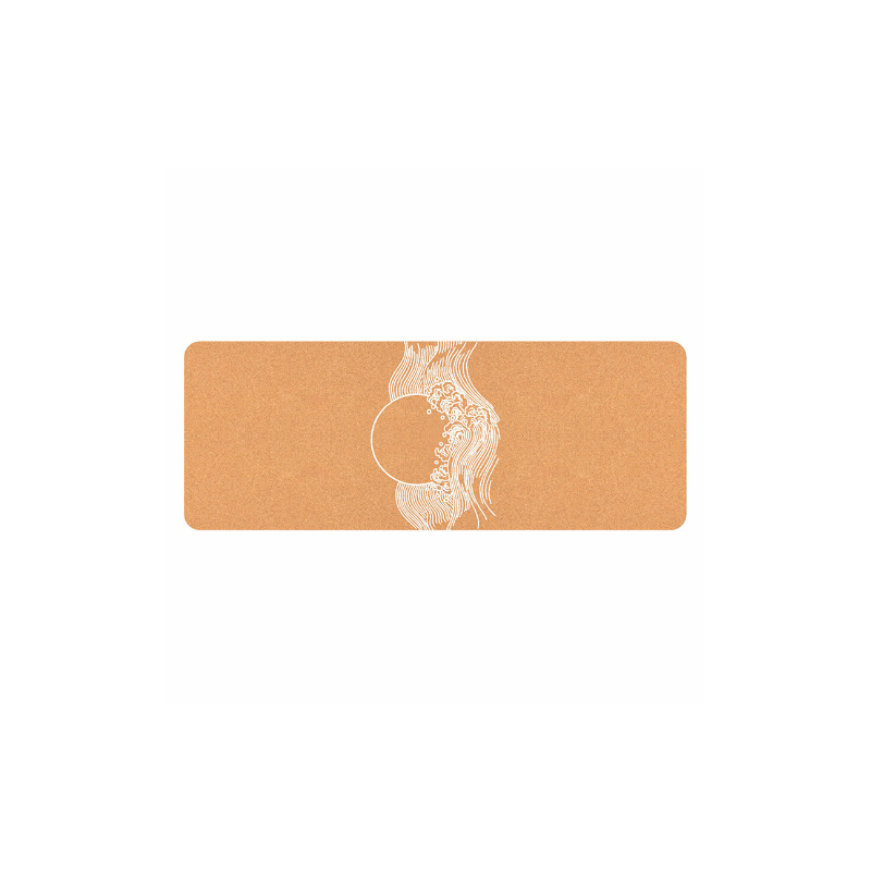 Natural Cork Yoga Mat Sun