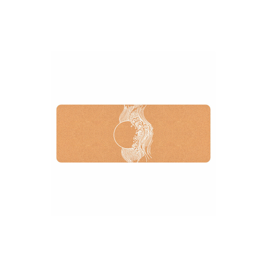 Natural Cork Yoga Mat Sun