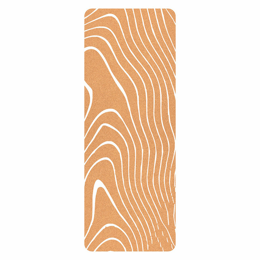 Natural Cork Yoga Mat Sand Pattern
