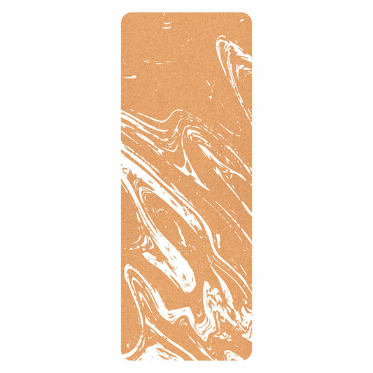 Natural Cork Yoga Mat Water Pattern
