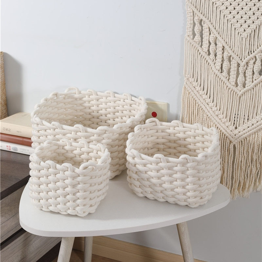 Cotton Woven Storage Box