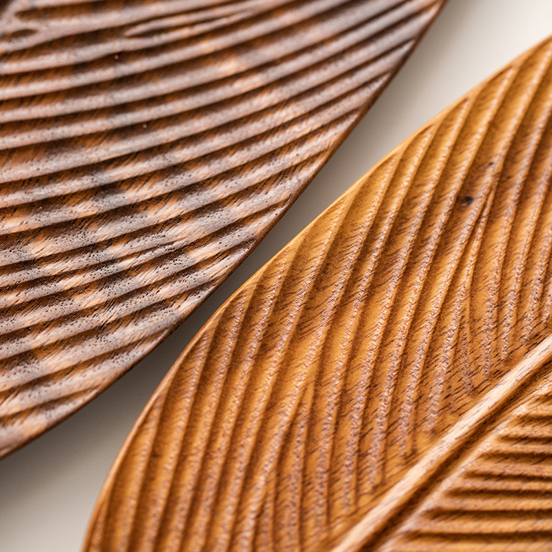 South American Walnut Wood Leaf Tray