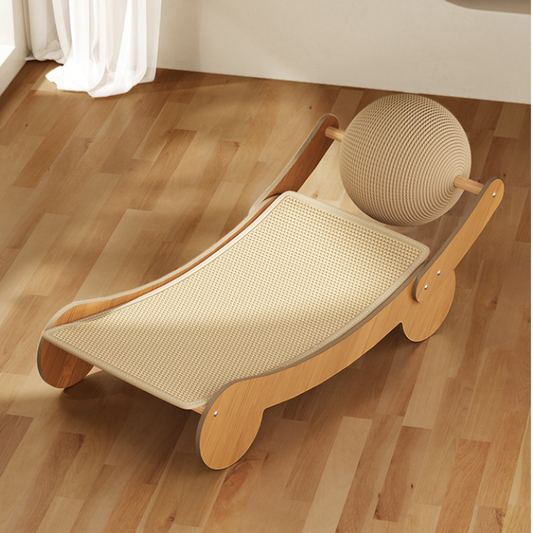 Premium Sisal Cat Scratching Board and Bed - Rolling Ball