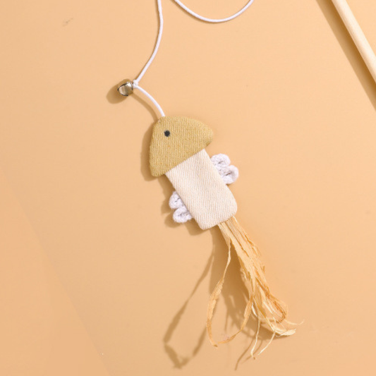 Natural Sisal Cat Toy - Squid