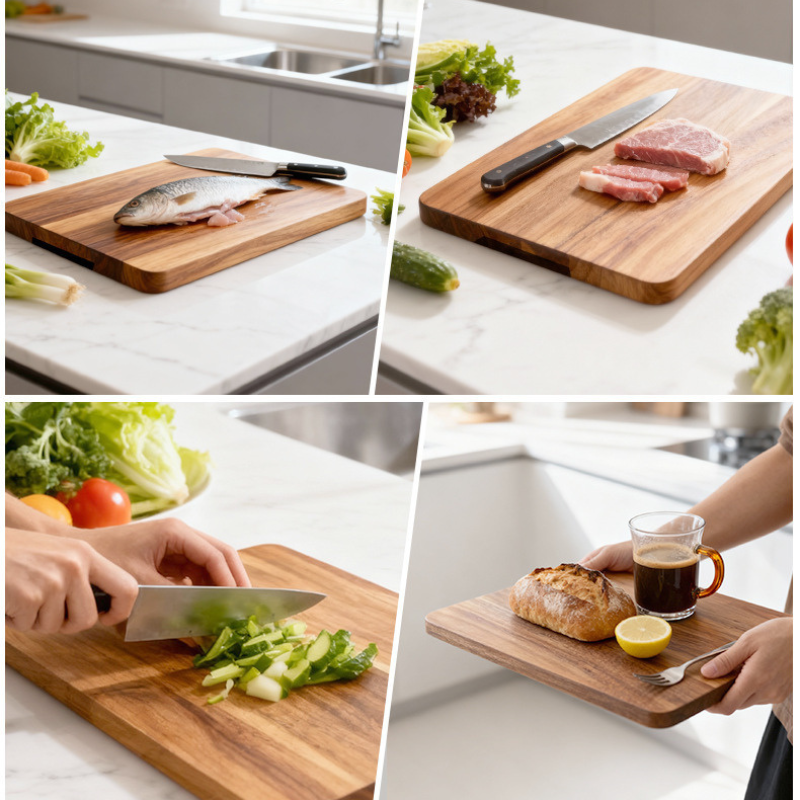 Minimalist Acacia Serving & Cutting Boards