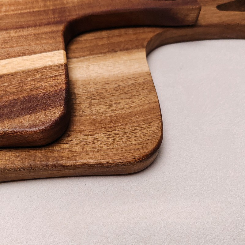 Acacia Wood Cutting Board with a Handle