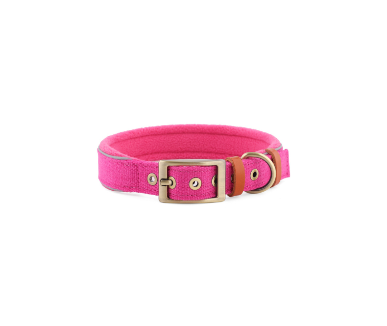 Hemp Leather Pet Collar for Large, Medium, and Small Pets