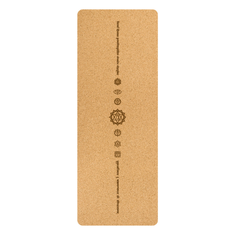 Natural Cork Yoga Mat Lotus