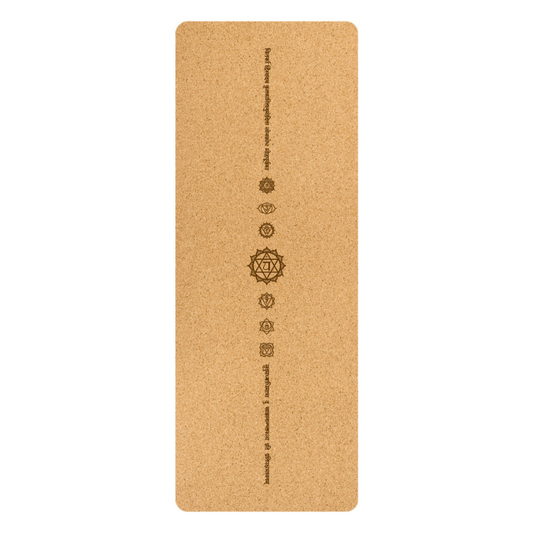 Natural Cork Yoga Mat Lotus