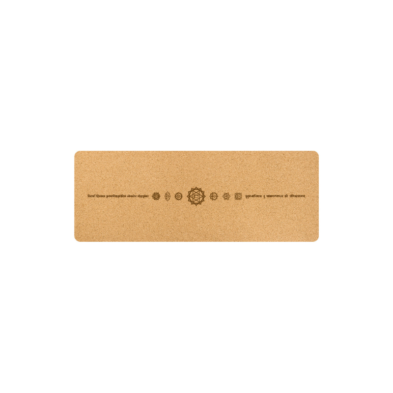 Natural Cork Yoga Mat Lotus