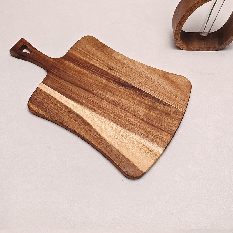 Acacia Wood Cutting Board with a Handle