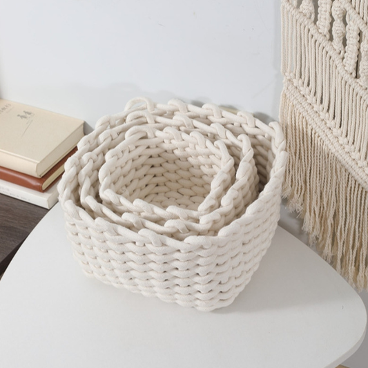 Cotton Woven Storage Box