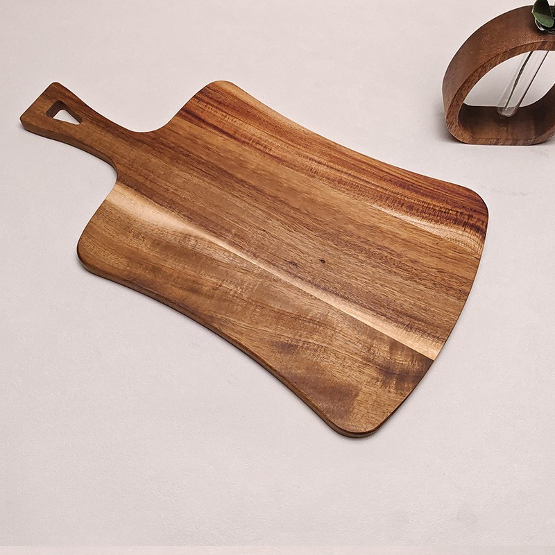 Acacia Wood Cutting Board with a Handle