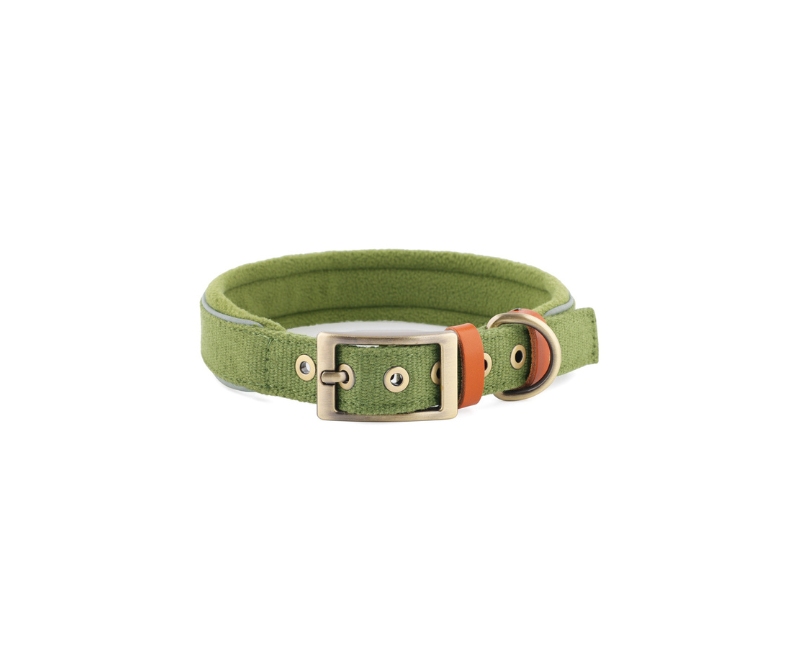 Hemp Leather Pet Collar for Large, Medium, and Small Pets