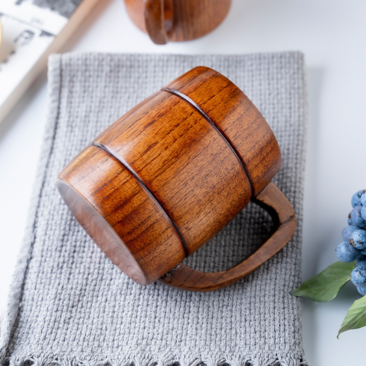 Wood Mug with a Handle