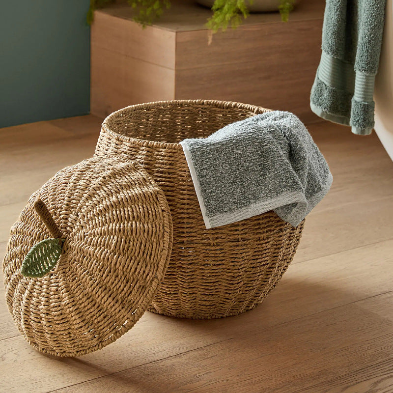 Hand-woven Decorative Apple or Pear Storage Basket