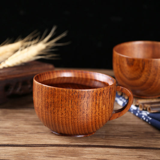 Vintage Wood Cofee / Tea Cup