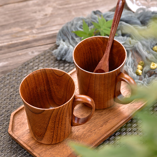 Everyday Wood Cup with a  Handle