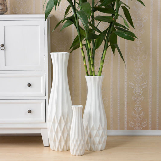 Luxury White Ceramic Decorative Vase